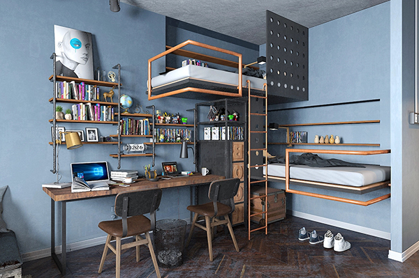 工業風適合廠房宿舍裝修嗎？來看裝修公