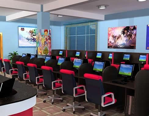 網吧裝修效果圖