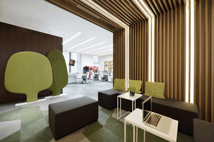 地產(chǎn)辦公室商務區(qū)效果圖