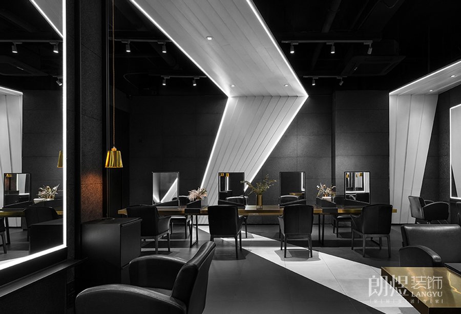 杜尚-復古發廊大廳裝修圖片