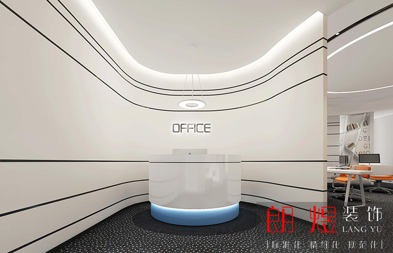 科技風辦公室裝修效果