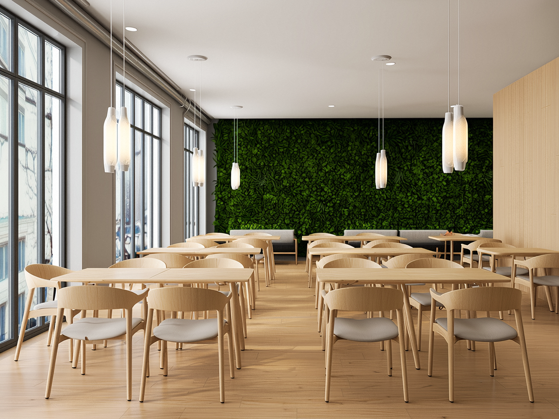 食堂裝修設計效果圖