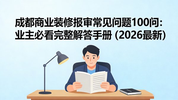 成都商業(yè)裝修報(bào)審常見問題100問：業(yè)主必看完整解答手冊（202