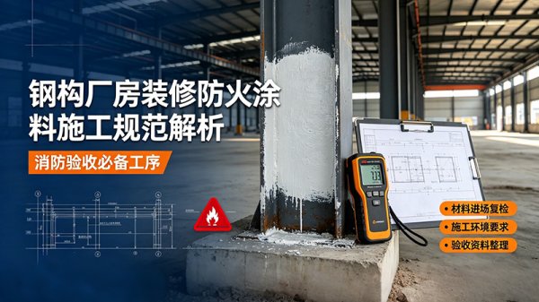 鋼構(gòu)廠房裝修防火涂料施工規(guī)范解析，消