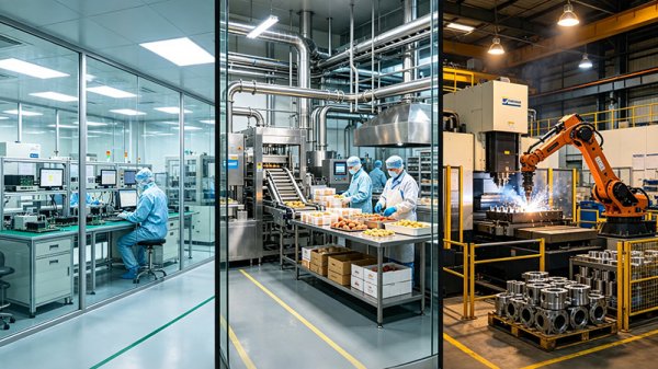 成都廠房裝修：電子無塵車間、食品廠、